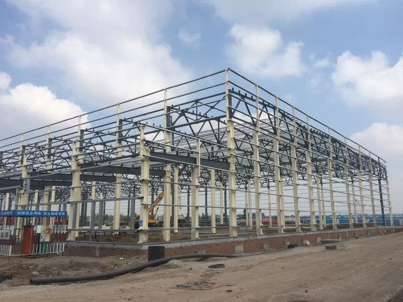 ਸਟੀਲ ਫਰੇਮਡ structures ਾਂਚੇ ਦੀ ਉਸਾਰੀ
